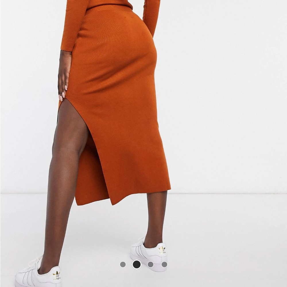 ASOS Design Knit Midi Skirt